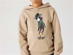 Name It weathered teak printet hoodie sweatshirt